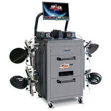 Space Wheel Alignment Machine 3D Passenger Car