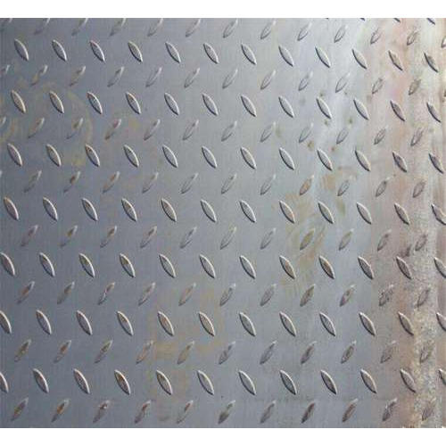 15804-220_image_0.jpg Silvobright 1 mm E250 MS Chequered Plates 1 m