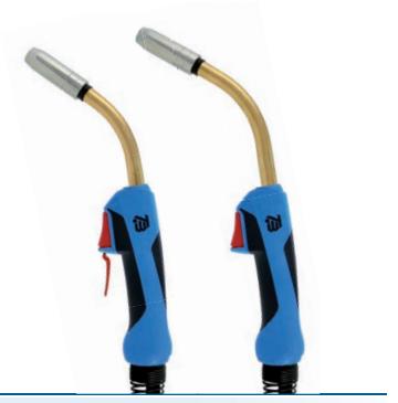 15804-71_image_0.jpg TBI 3 m, 4 m, 5 m CO2 Welding Torches TBi XP 463-S Copper