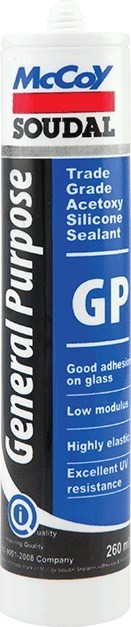MCCOY SOUDAL Silicone Sealant 27 Shore A GP 260 ml