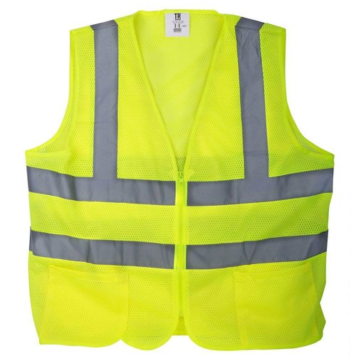 15807-52_image_0.jpg Nylon Safety Jackets XL Without Sleeves Green