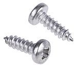 Round M2 30 mm Self Tapping Screws Mild Steel Zinc Plated