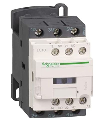Schneider Electric LC1D18M7 240 V Three Pole 18 A Electrical Contactors
