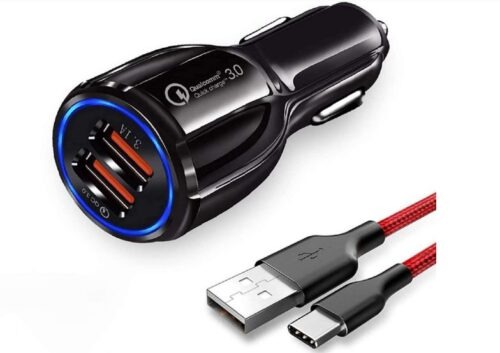 Dual Port Car Charger 1.5A