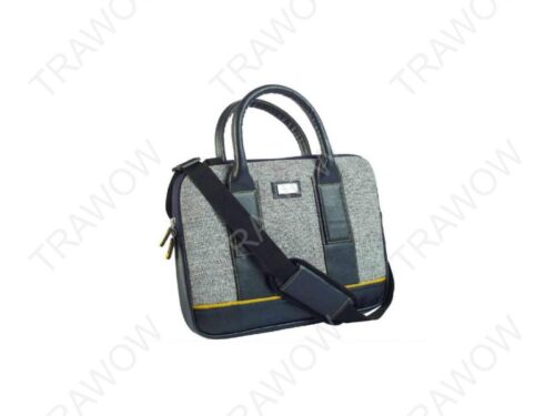 TRAWOW Office Bags Laptop Bag Jute Brown