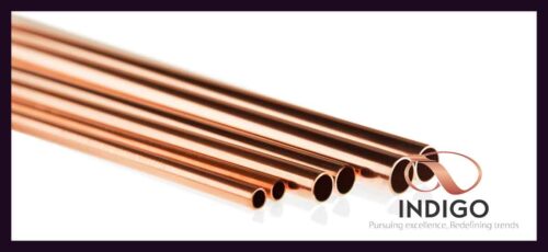 INDIGO 0.25 - 12 inch Copper Pipes K, L, M Type BS EN 1057