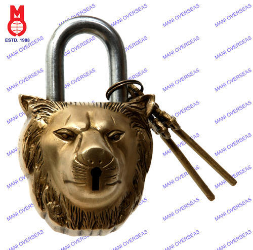 15847-315_image_0.jpg Brass Padlock Type Door Locks MB-3077