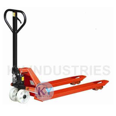 K Y Industries 5000 kg Metal Hand Pallet Trolley KY-1001 1150 x 550 mm