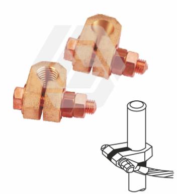 15876-194_image_0.jpg SPEEDWELL Gunmetal / Bronze L clamp 600 A 20 mm Earth Clamps