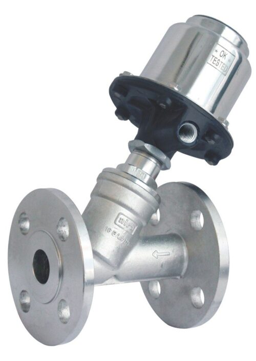 15884-31_image_0.jpg AIRA Pneumatic Cylinder Operated Flow Control Valve 0.5 - 4 inch Upto 10 bar