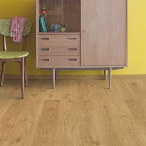 Quick Step 10 mm Oak Laminate Glossy 138 x 15.6 cm Waterproof