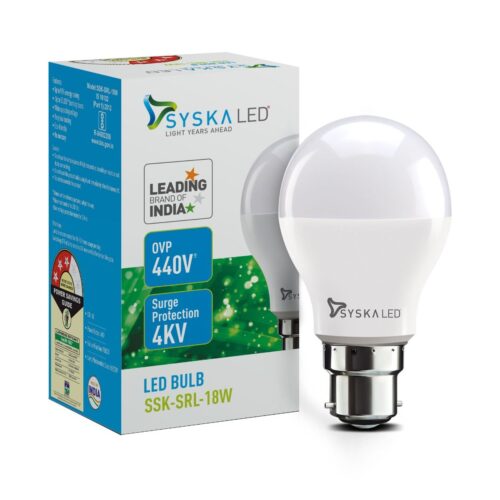 15912-463_image_0.jpg SYSKA LED 18 W White B22 1 piece LED Bulbs