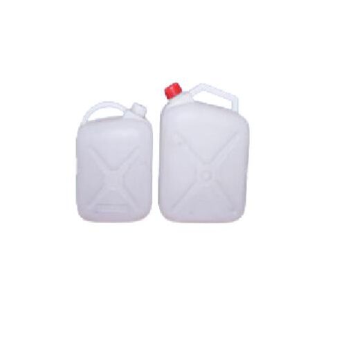 15915-120_image_0.jpg Plastic 10 L Rectangular White Chemical Cans