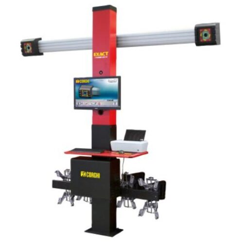 15916-141_image_0.jpg CORGHI Wheel Alignment Machine EXACT LINEAR 3D Passenger Car