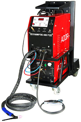 15916-304_image_0.jpg Ador 10 - 400 A MIG Welding Machine Champ TIG 400P 415 V 10 kVA