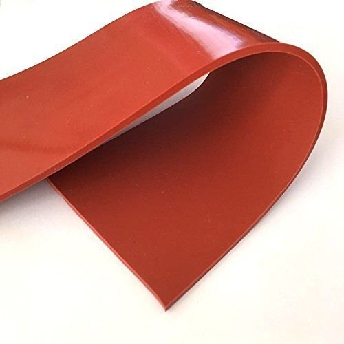 1 - 25 mm Red Rubber Sheet