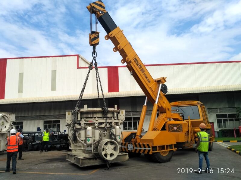 YAGYA PRIYAA 25 - 45 ton Manual Portable Jib Crane priyaa RTC3030