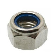 Dhavamani Hardware M10 Nylock Nut 8.8 ISO 4032 Galvanized