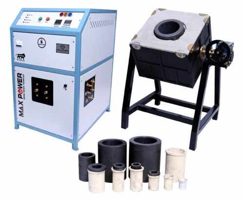 MAX POWER INDUCTION 100 kg/batch Induction Heating Furnace 05 1100 deg C