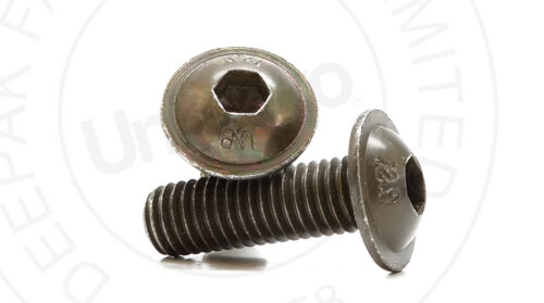 UNBRAKO M3 - M10 Flange Button Hex Socket Head Screw 12.9 Multiple Standards Hot Dip/Electro Galvanized