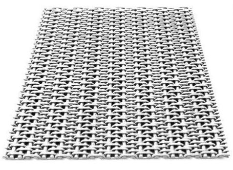 6 - 100 mm Crimped Wire Mesh Mild Steel