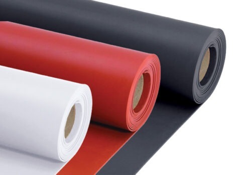 3 - 25 mm Black, White, Red Rubber Sheet