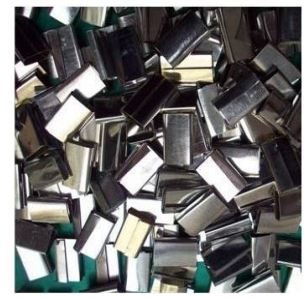 Strapping Clips Packaging Iron 12 mm Silver