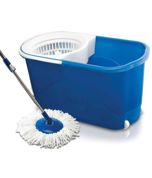 Avi Spin Bucket Mop Cotton 15.5 cm Blue
