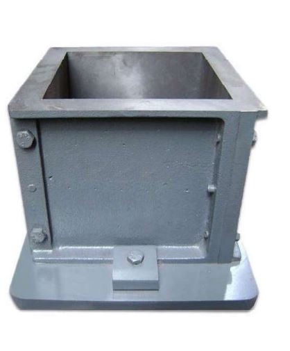 15971-1276_image_0.jpg 150 x 150 x 150 (mm) Mild Steel Cube Moulds 13 kg