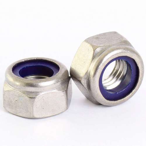 Easel M10 Nylock Nut 4 ISO 4032 Electroplated
