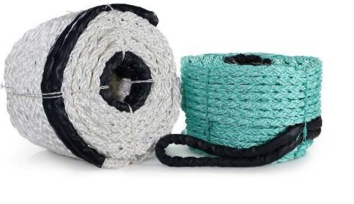 KOHINOOR ROPES High Strength Fiber Braided 112 mm Ropes Grey, Lona Green 234500 kgf