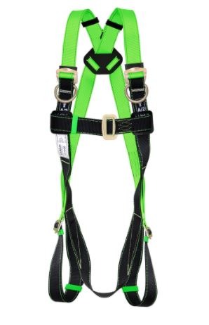 KTI Polyester Half Body Simple Hook Double Rope Safety Harness Free Size