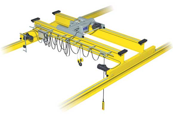 ETPL 50 ton EOT Crane Double Girder Pendant, Cable Remote Control