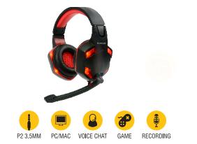 16000-121_image_0.jpg Lapcare Wired 1.8 m Black Headsets