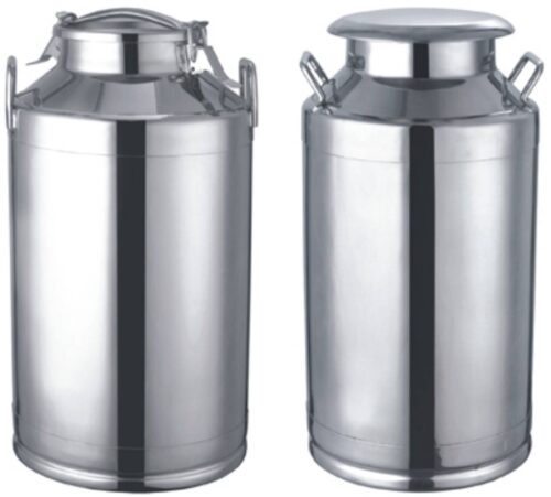 16001-1316_image_0.jpg Aluminium 5 - 50 L Round Silver Milk Cans