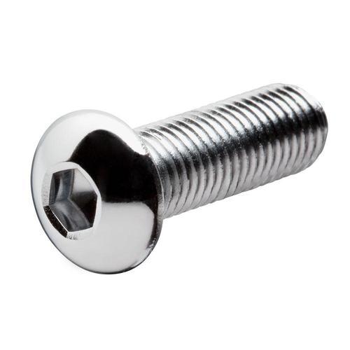 JASHAN M2 - M8 Button Hex Socket Head Screw 1010, 1018, 8.8, 10.9 IS 2269 Electroplate