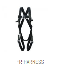UDYOGI Polyester Full Body Simple Hook Double Rope Safety Harness Free Size