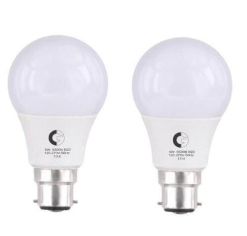 16003-1318_image_0.jpg Crompton 5 W Cool Daylight B22 2 piece LED Bulbs