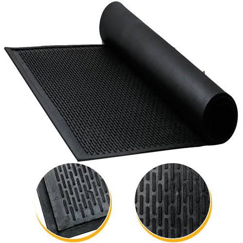 Floor Mats Scraper PVC (3 x 3) ft x 10 mm Black