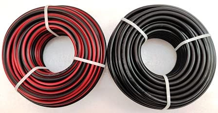 Polycab 1 Core 4 sqmm Flexible Tinned Copper Solar DC Cable TUV : 2 pfg 1169/08.2007 Red and Black