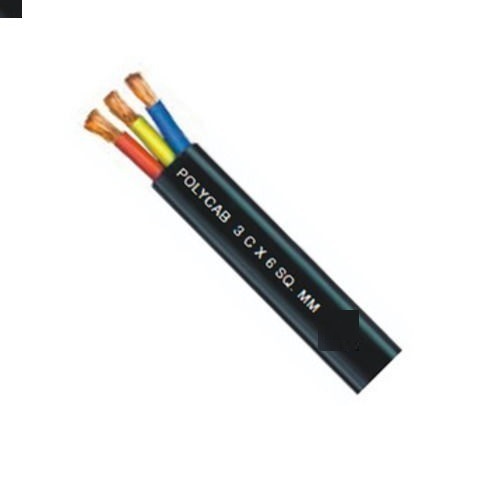 Polycab 3 Core Flat Submersible Cables IS 7908