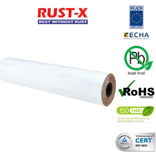 16010-12365_image_0.jpg RUST-X VCI HDPE Reinforced Paper 50 to 400 GSM VCI Paper