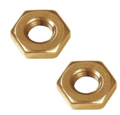 16016-96_image_0.jpg 10 mm Hexagon Head Nuts Brass Polished