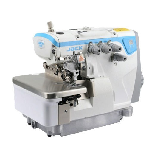 16017-1040_image_0.jpg JACK Narrow Sewing 2 Needle Semi-Automatic Overlock Sewing Machine