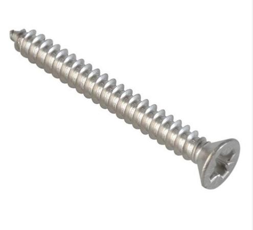 Flat M4 4 - 100 mm Self Tapping Screws Stainless Steel