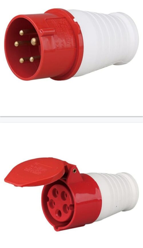 16021-1783_image_0.jpeg Plastic 3 Pin 110 V Industrial Plug