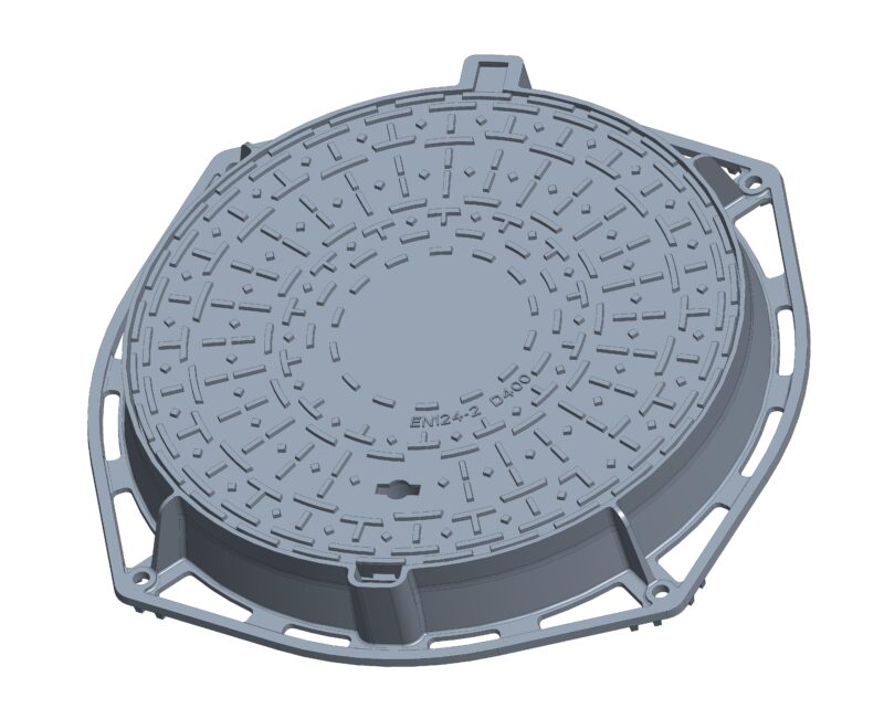 16021-2428_image_0.jpg NIF manhole covers Ductile Iron Rectangular Chamber Cover Frame Drain Cover Frame EHD-35