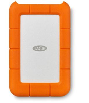 16023-1677_image_0.jpg Lacie 4 TB External HDD Hard Drive SATA White and Orange