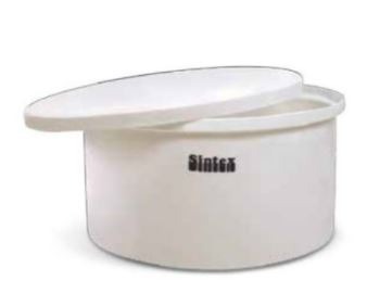 16023-1831_image_0.jpg SINTEX Disc bottom tank Industrial Drum 300-1500 Ltr White