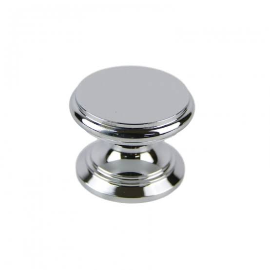 16028-1708_image_0.jpeg INFINITIE Brass Kitchen Cabinet Knob Chrome Chrome 32 mm Knobs